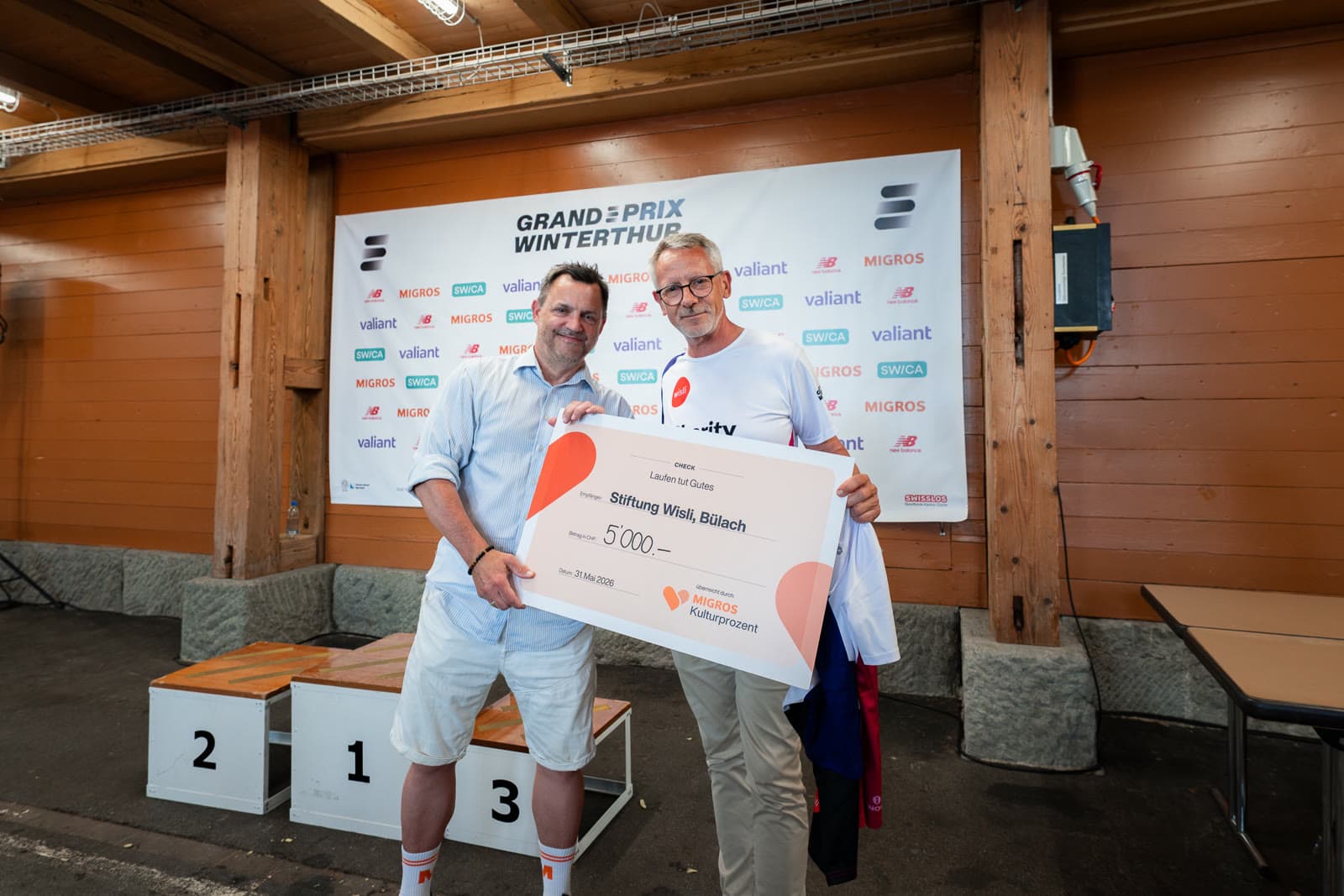 Finisher-Medaille am Grand Prix Winterthur